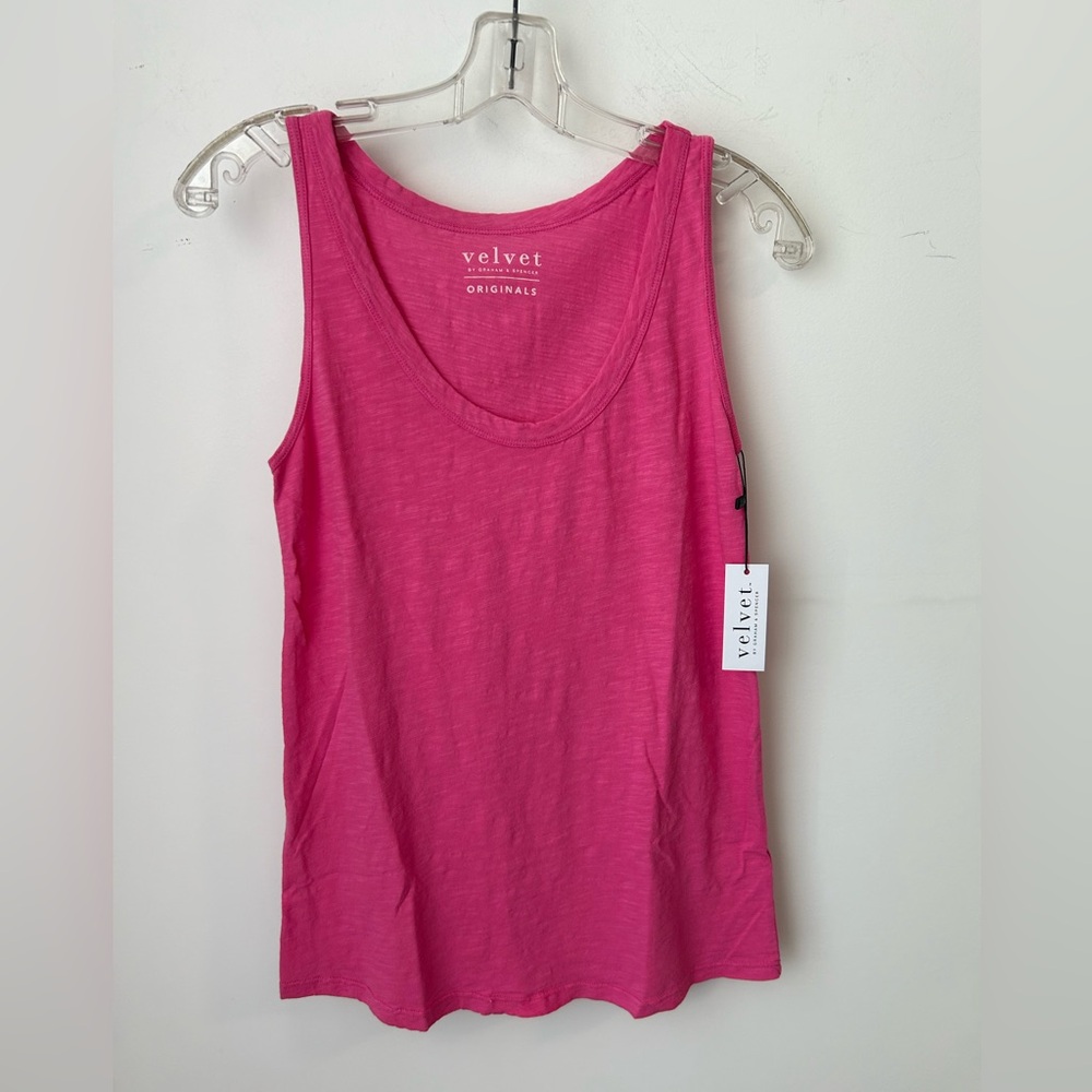 Velvet by Graham and Spencer Pink Tank Top